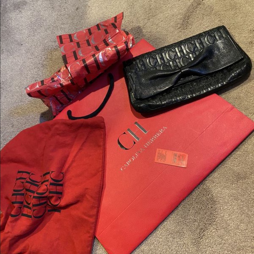 Authentic Carolina Herrera clutch